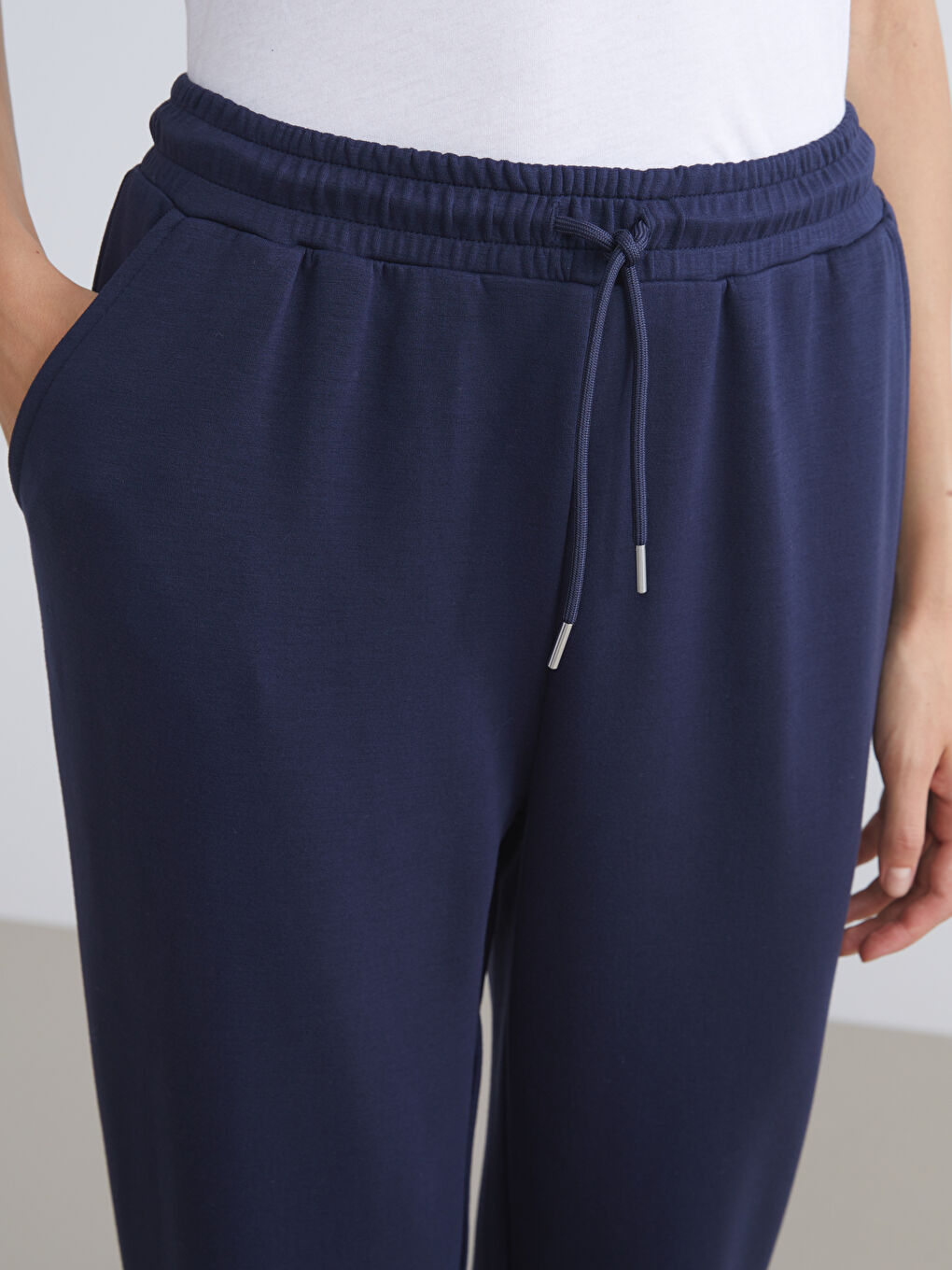 Elasticated Waist Women's Jogger Sweatpants-2