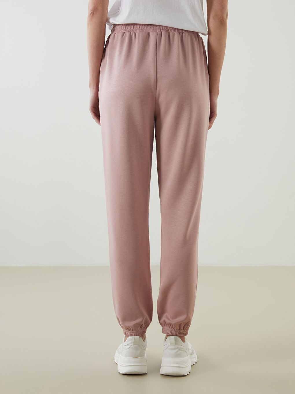 LCWAIKIKI Classic Elasticated Waist Women's Jogger Sweatpants -W57966Z8-GJR