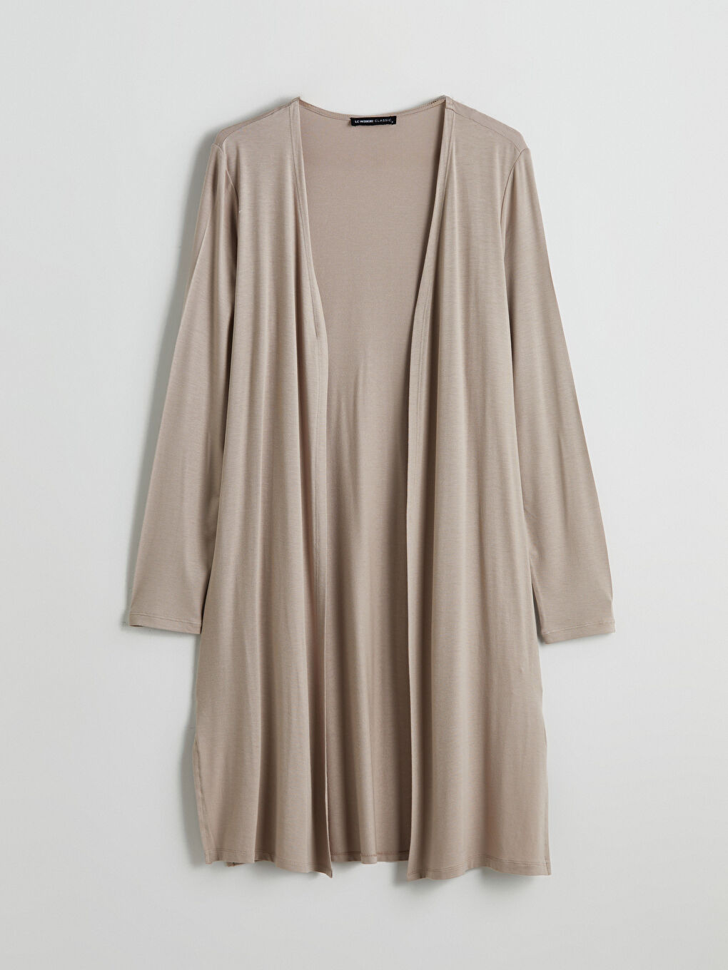 LCWAIKIKI Classic Shawl Collar Women's Cardigan -W57970Z8-GEY