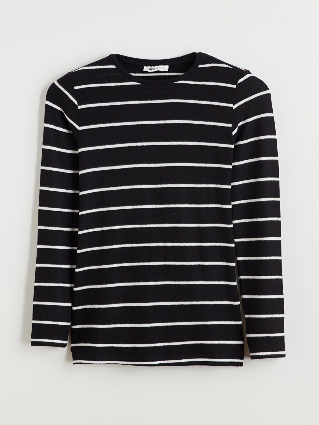 Crew Neck Striped Women's T-Shirt-6