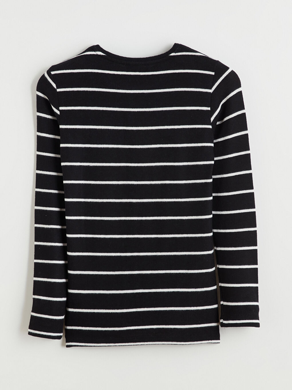 Crew Neck Striped Women's T-Shirt-7