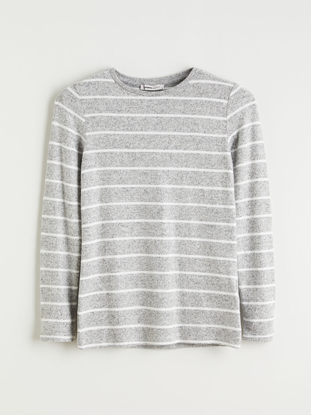 Crew Neck Striped Women's T-Shirt-6