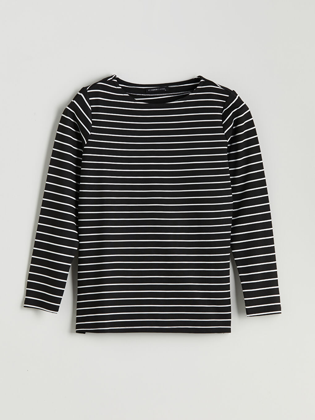LCWAIKIKI Classic Crew Neck Striped Women's T-Shirt -W57974Z8-LEG