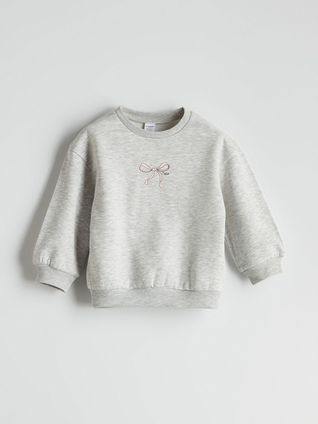LCW Kids Crew Neck Girls' Sweatshirt -W57978Z1-CY9