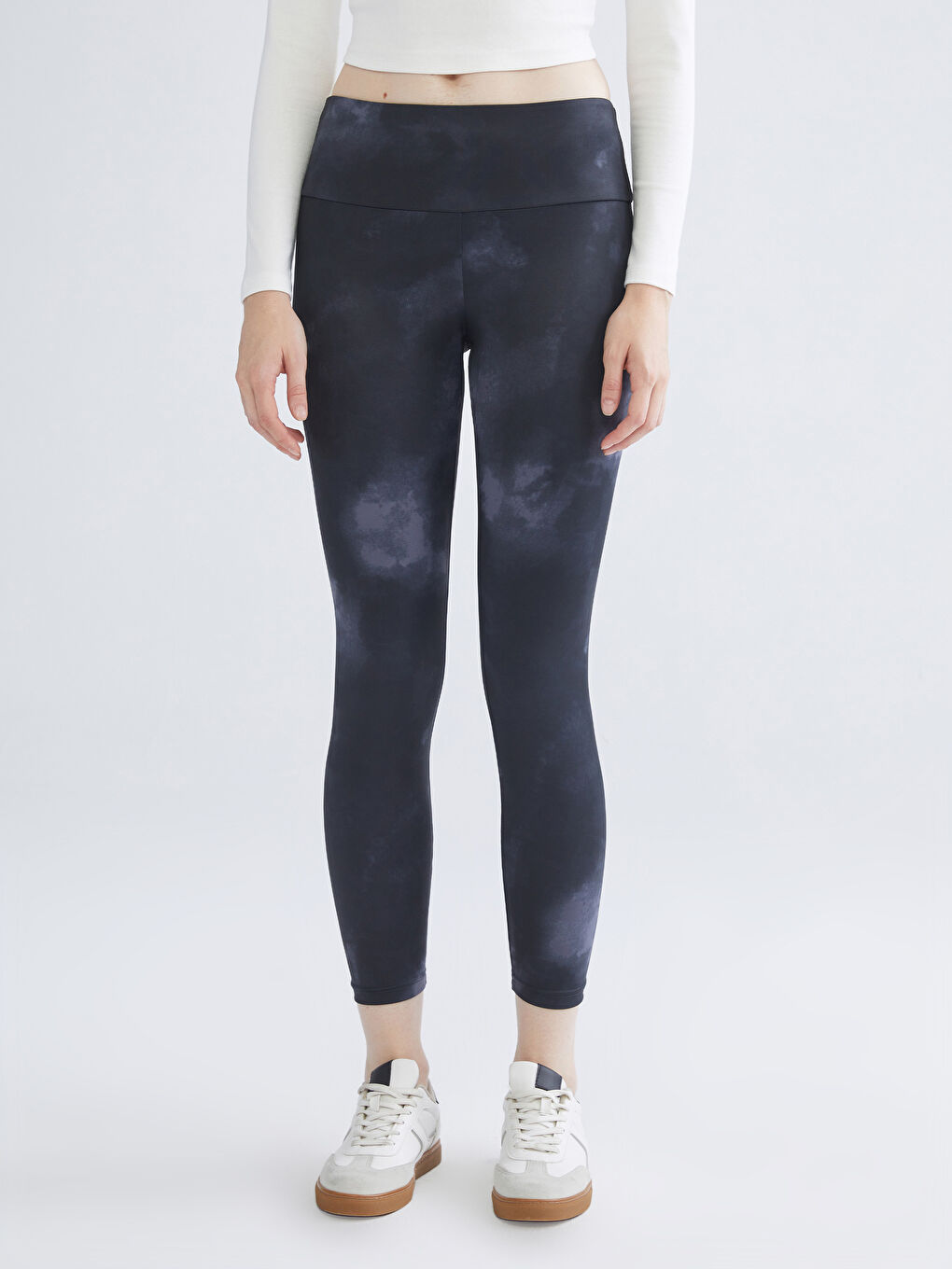 Xside Active Sportske helanke sa elastičnim strukom i tie-dye uzorkom za žene -W57985Z8-CVL