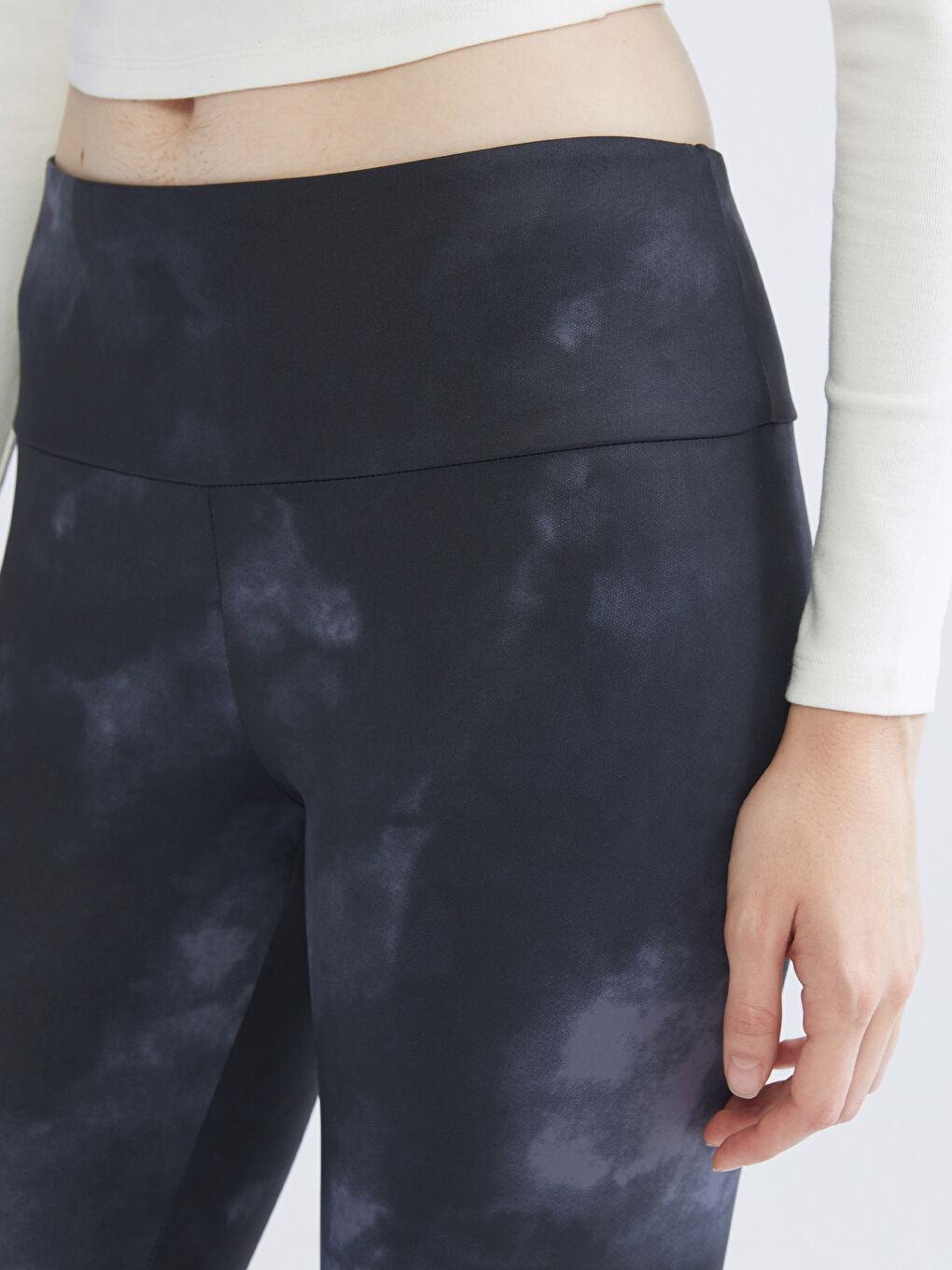 Xside Active Sportske helanke sa elastičnim strukom i tie-dye uzorkom za žene -W57985Z8-CVL