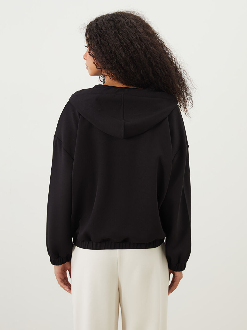 XSIDE ACTIVE Hooded Oversize Women's Zipper Sweatshirt -W57996Z8-CVL
