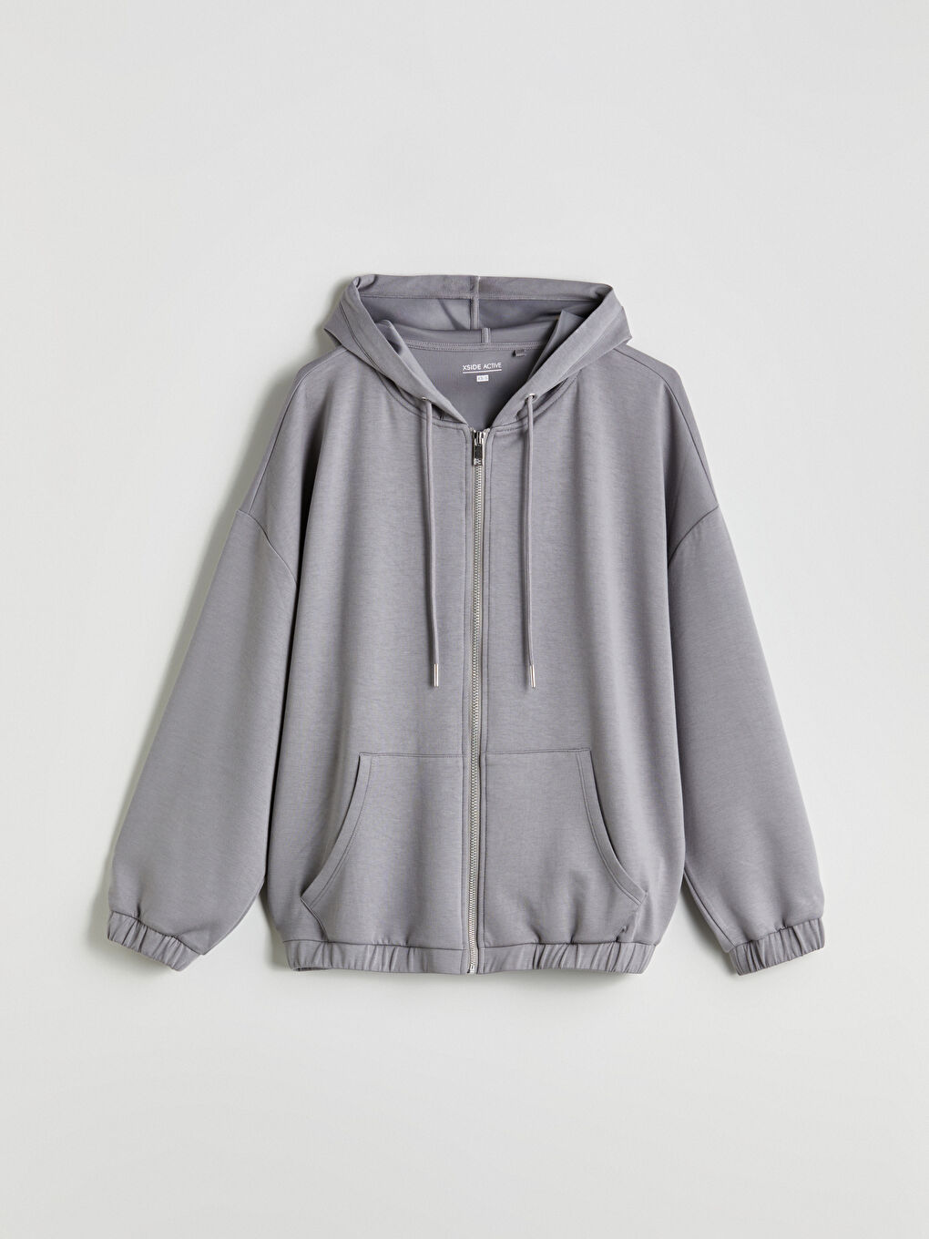 XSIDE ACTIVE Hooded Oversize Women's Zipper Sweatshirt -W57996Z8-CWL