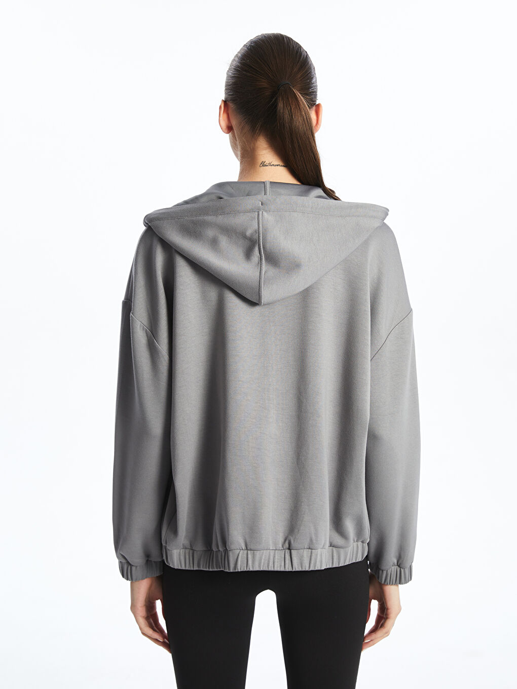 XSIDE ACTIVE Hooded Oversize Women's Zipper Sweatshirt -W57996Z8-CWL