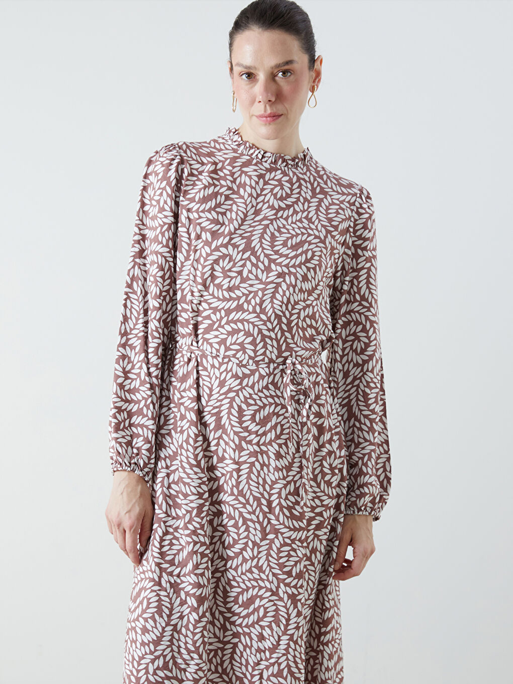 LCWAIKIKI Classic Woman ECRU Dress -W58007Z8-LRA