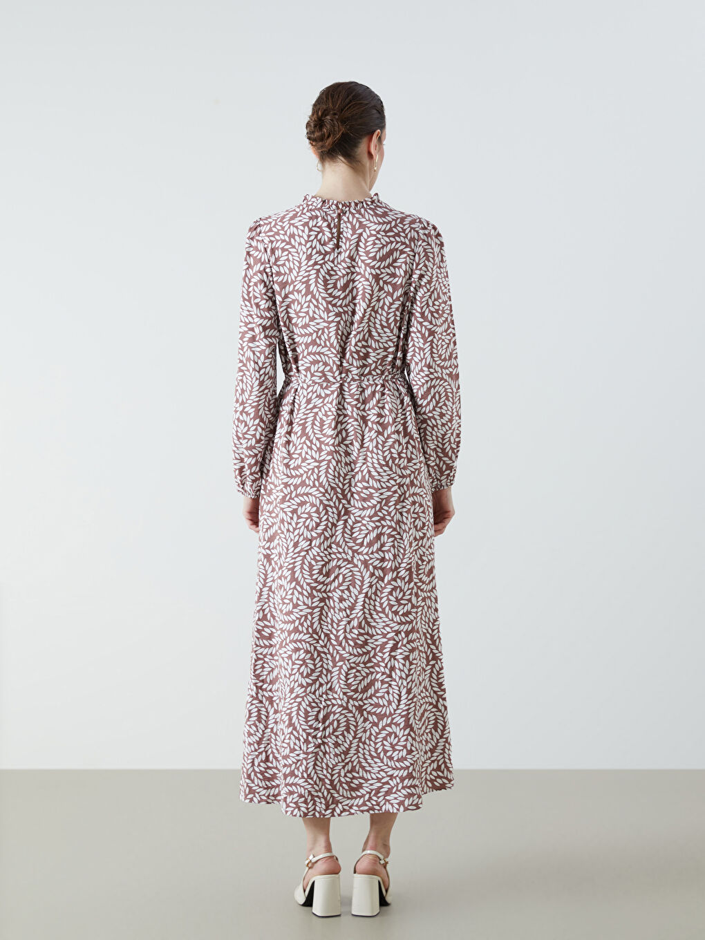 LCWAIKIKI Classic Woman ECRU Dress -W58007Z8-LRA