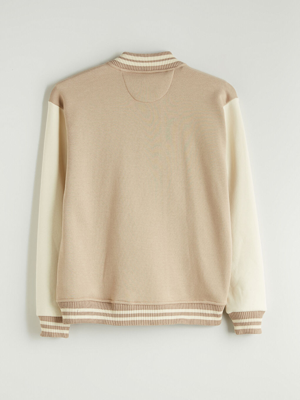 Man BEIGE Bomber Jacket-12