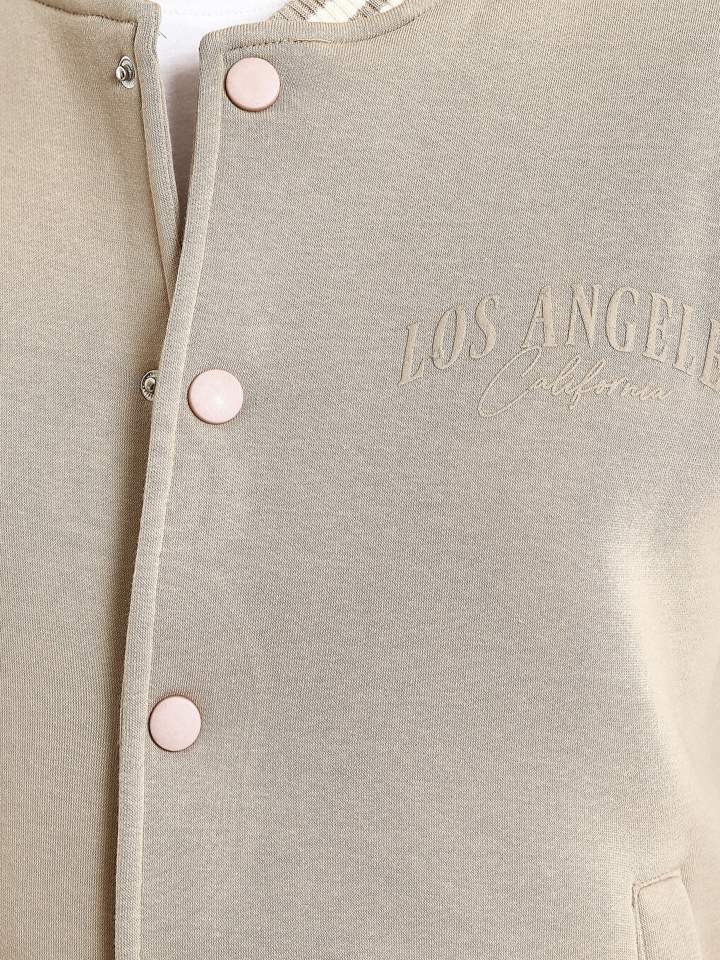 Man BEIGE Bomber Jacket-4