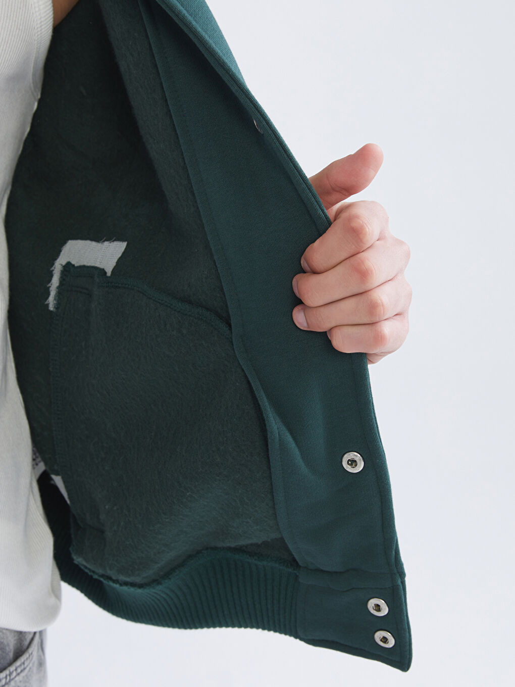 Man GREEN Bomber Jacket-2