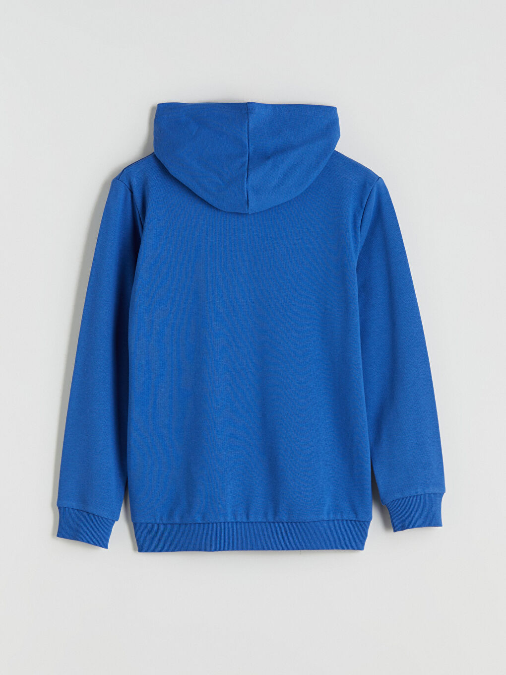 Mavi Kapüşonlu Erkek Çocuk Sweatshirt-2