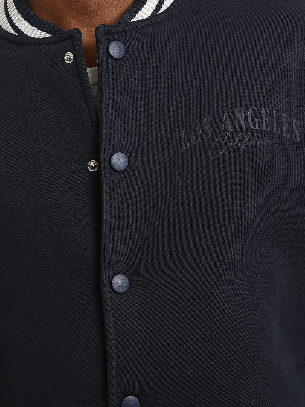 Relaxed Fit Men's College Jacket-2