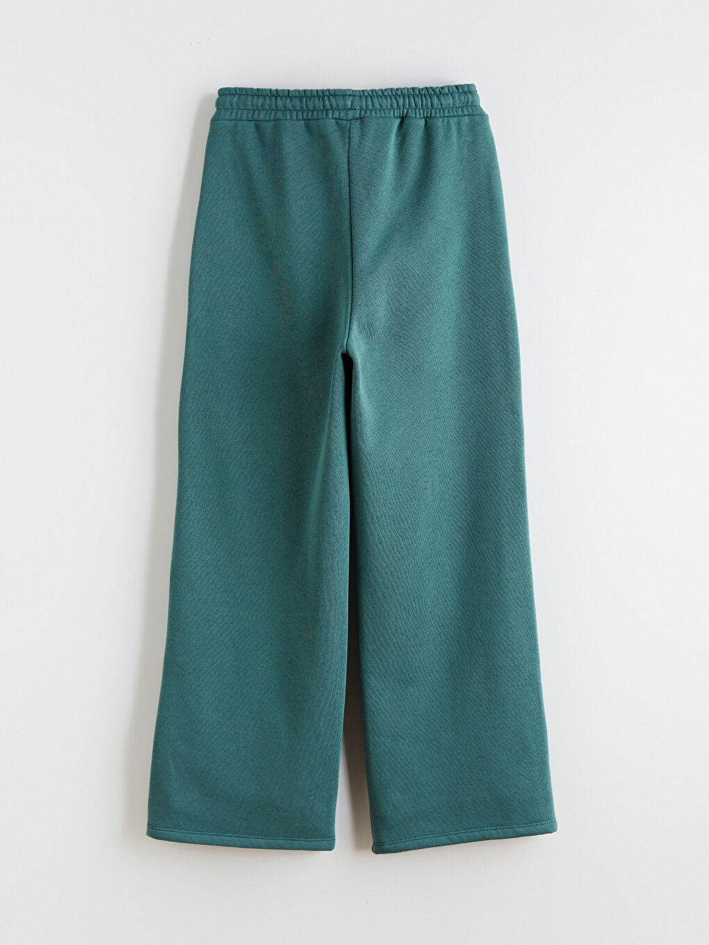 Yeşil Beli Lastikli Kalın Kız Çocuk Eşofman Alt-3