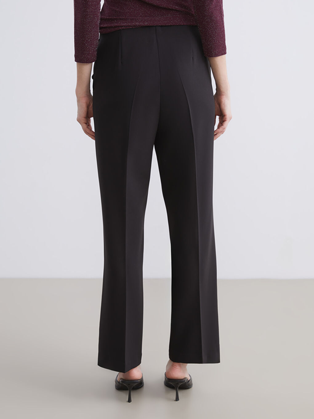 High Waist Wide Leg Women Trousers-3