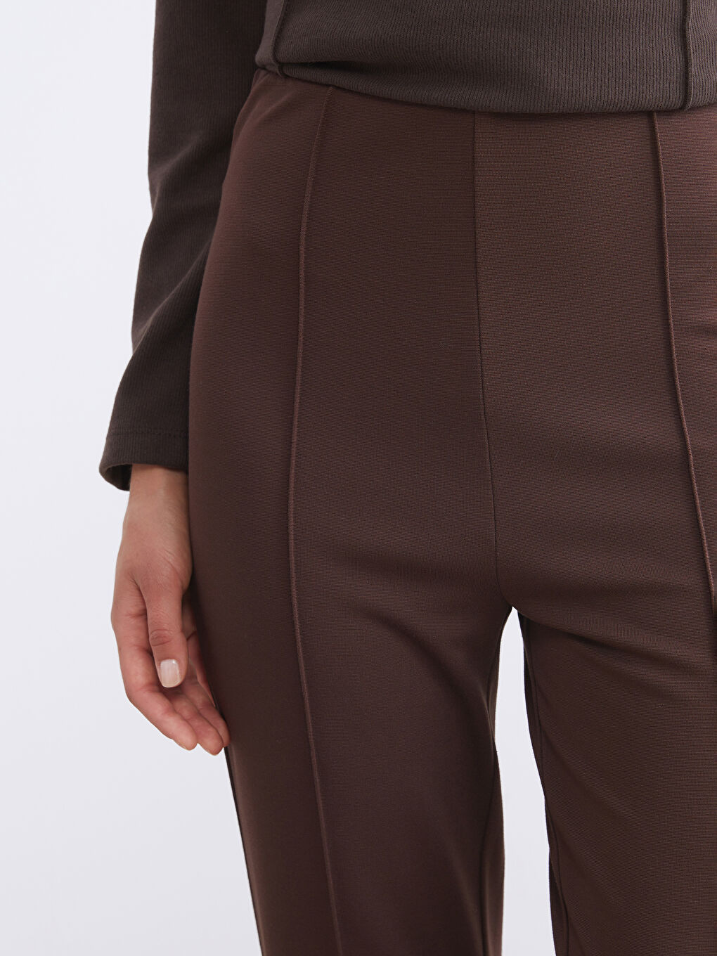 Woman BEIGE Trousers-2