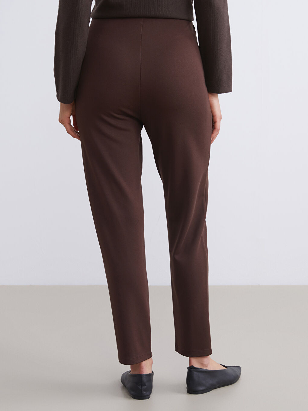 Woman BEIGE Trousers-3