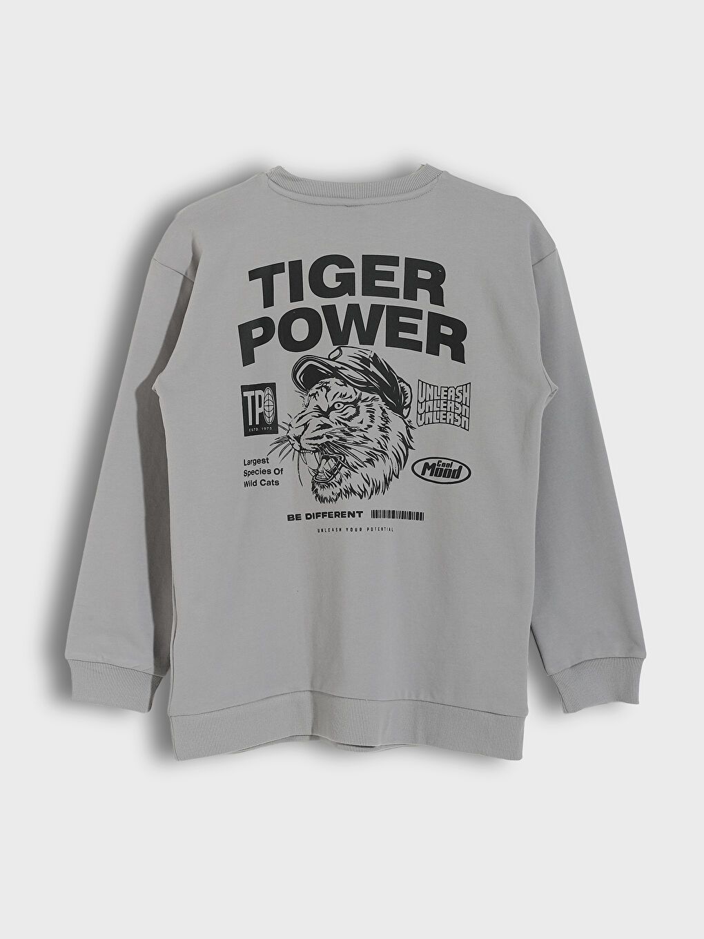 Crew Neck Boys' Sweatshirt-1