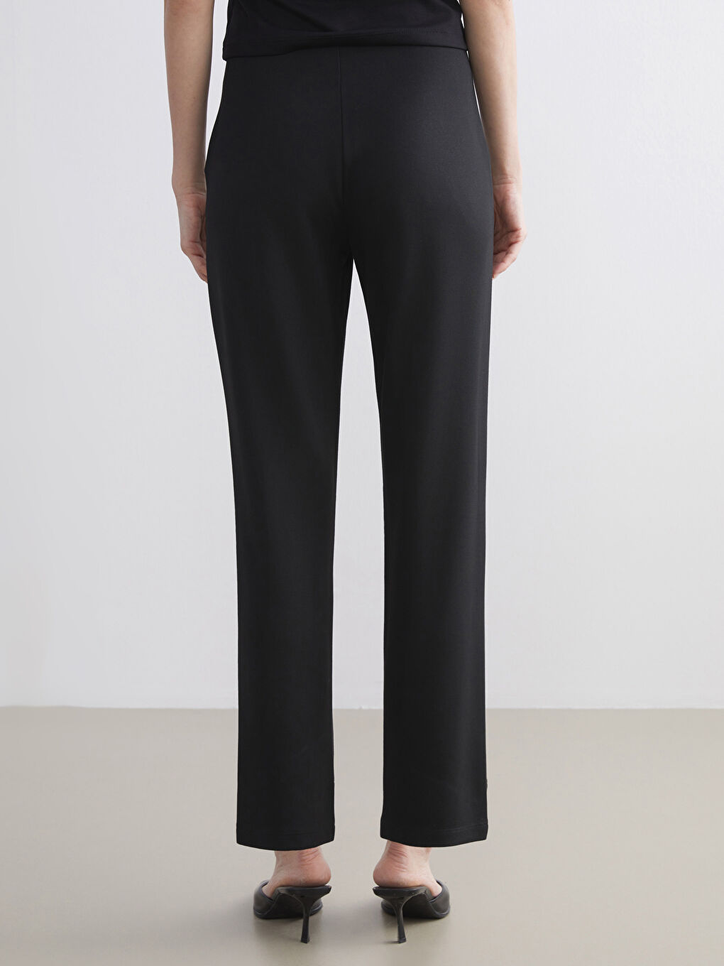 Elasticated Waist Women's Trousers-7