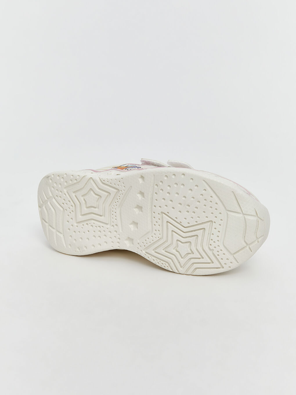 Velcro Closure Printed Light-Up Sole Baby Girls' Sneakers-4