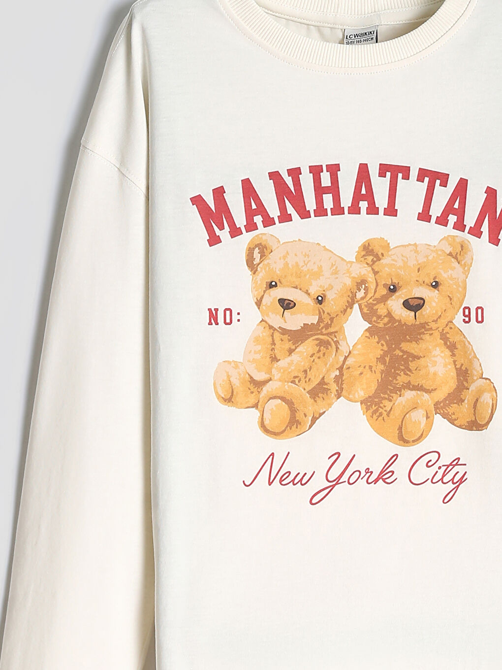 T-shirt imprimé à col rond pour Filles-3