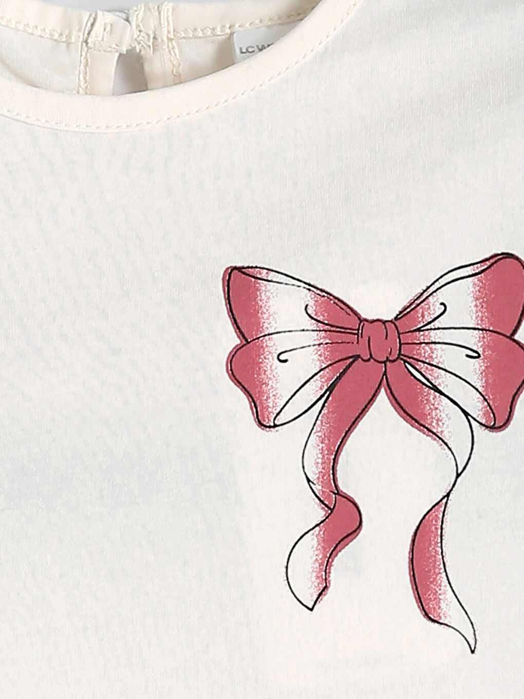 T-shirt imprimé à col rond pour Filles-2