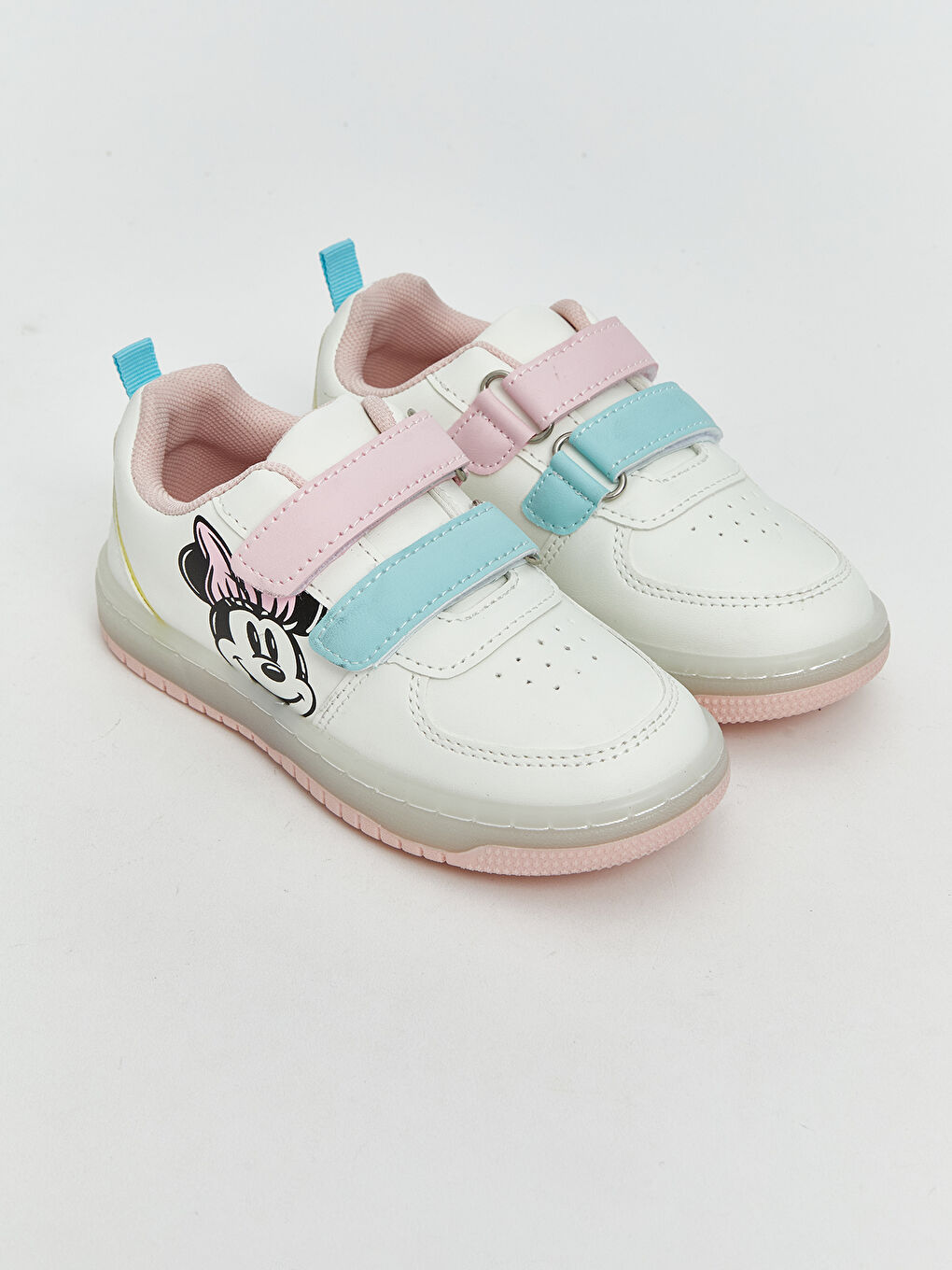 Minnie Mouse Printed Light-Up Sole Baby Girls' Sneakers-1
