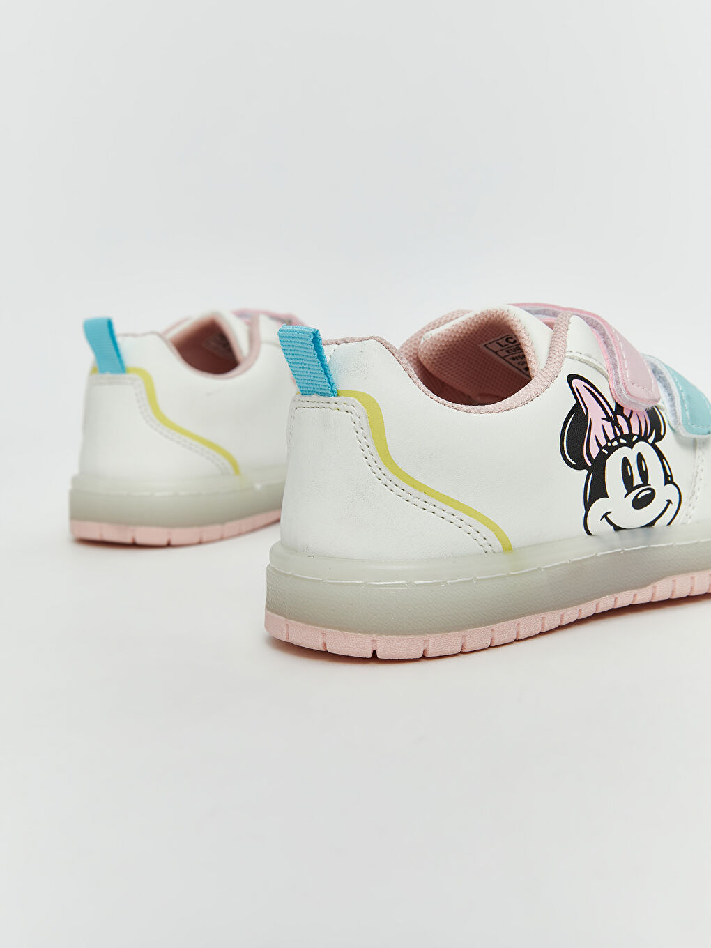 Minnie Mouse Printed Light-Up Sole Baby Girls' Sneakers-5