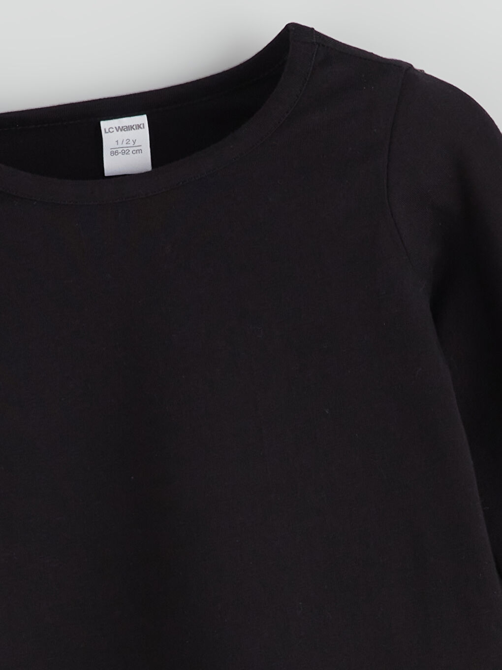 Crew Neck Girls' T-Shirt-1