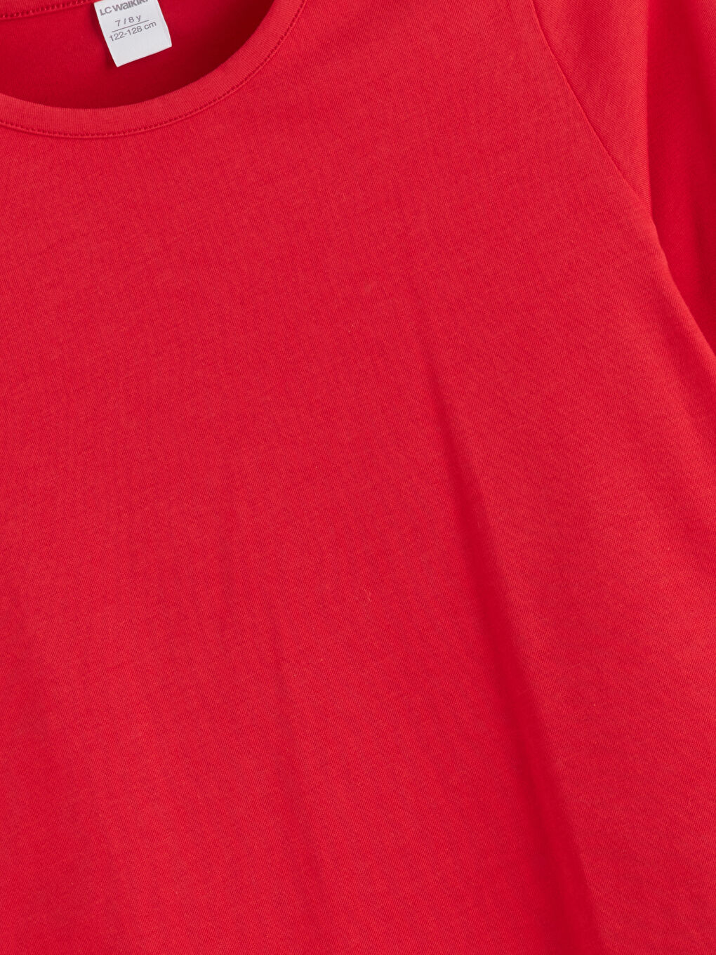 Crew Neck Girls' T-Shirt-1