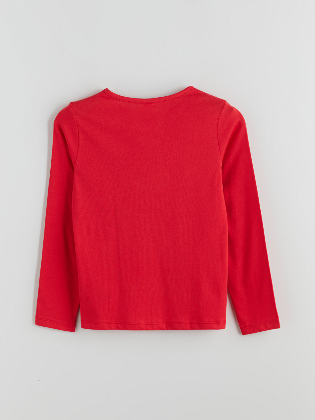 Crew Neck Girls' T-Shirt-2
