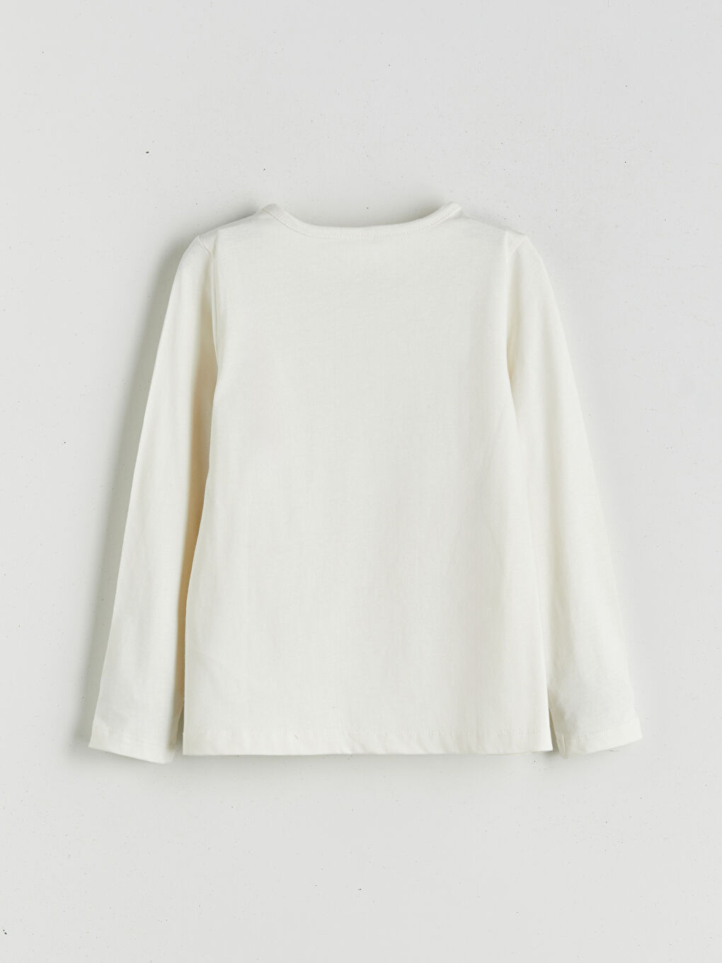 Crew Neck Girls' T-Shirt-1