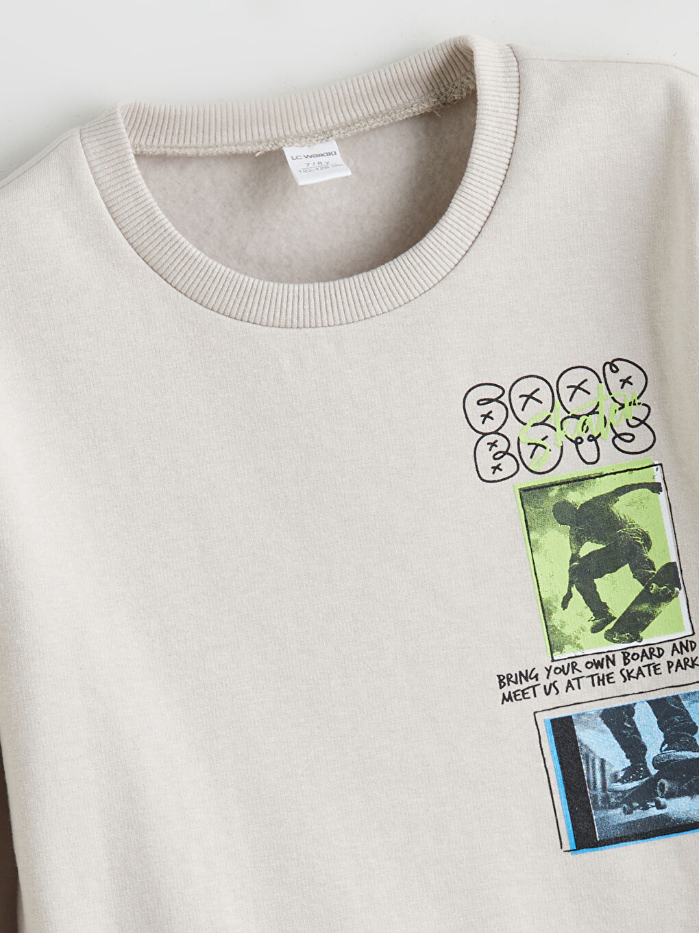 Printed Boys' Thick Sweatshirt-2