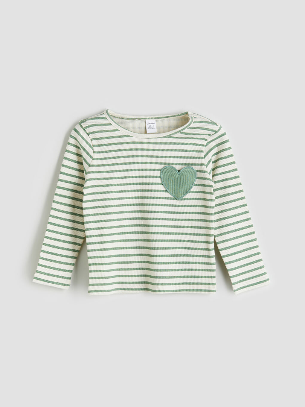 LCW Kids تاقمی تیشێرتی یاخە خڕ و تایتی کچان، ٢ دانە -W58163Z1-LGE