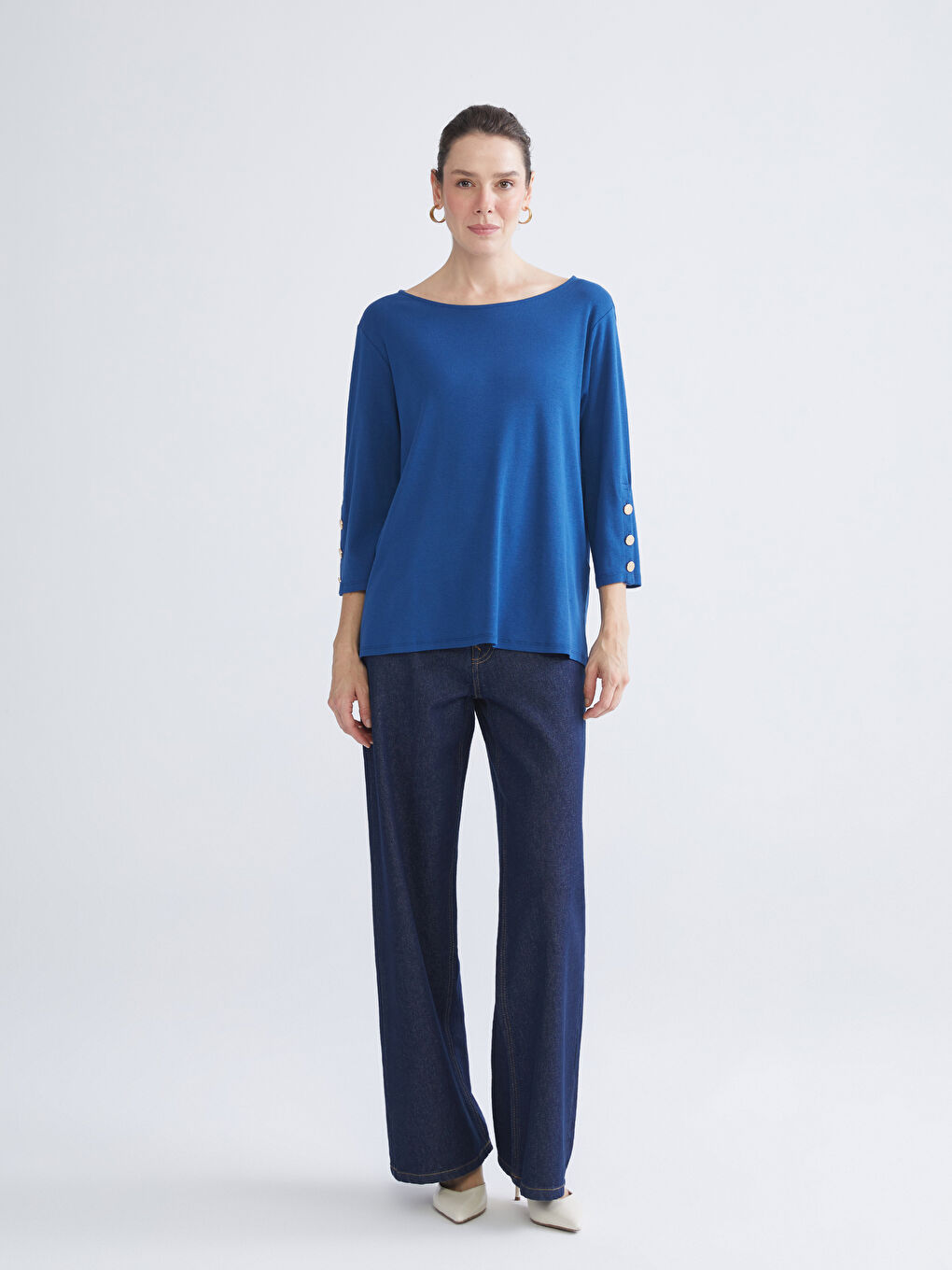 LCW Grace Bluza sa okruglim izrezom -W58164Z8-JQ6