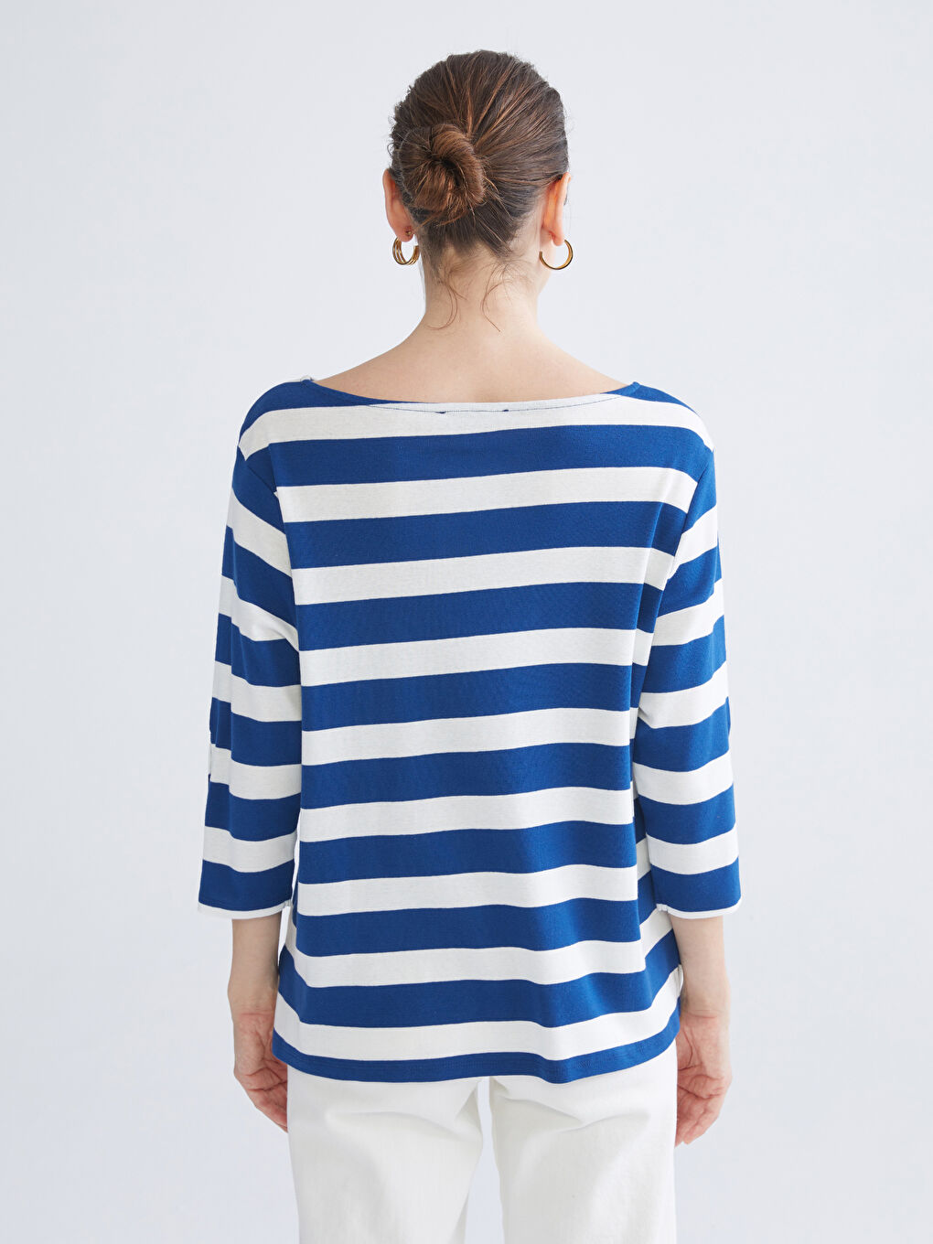 LCW Grace Bluza sa okruglim izrezom i prugama -W58165Z8-LGS