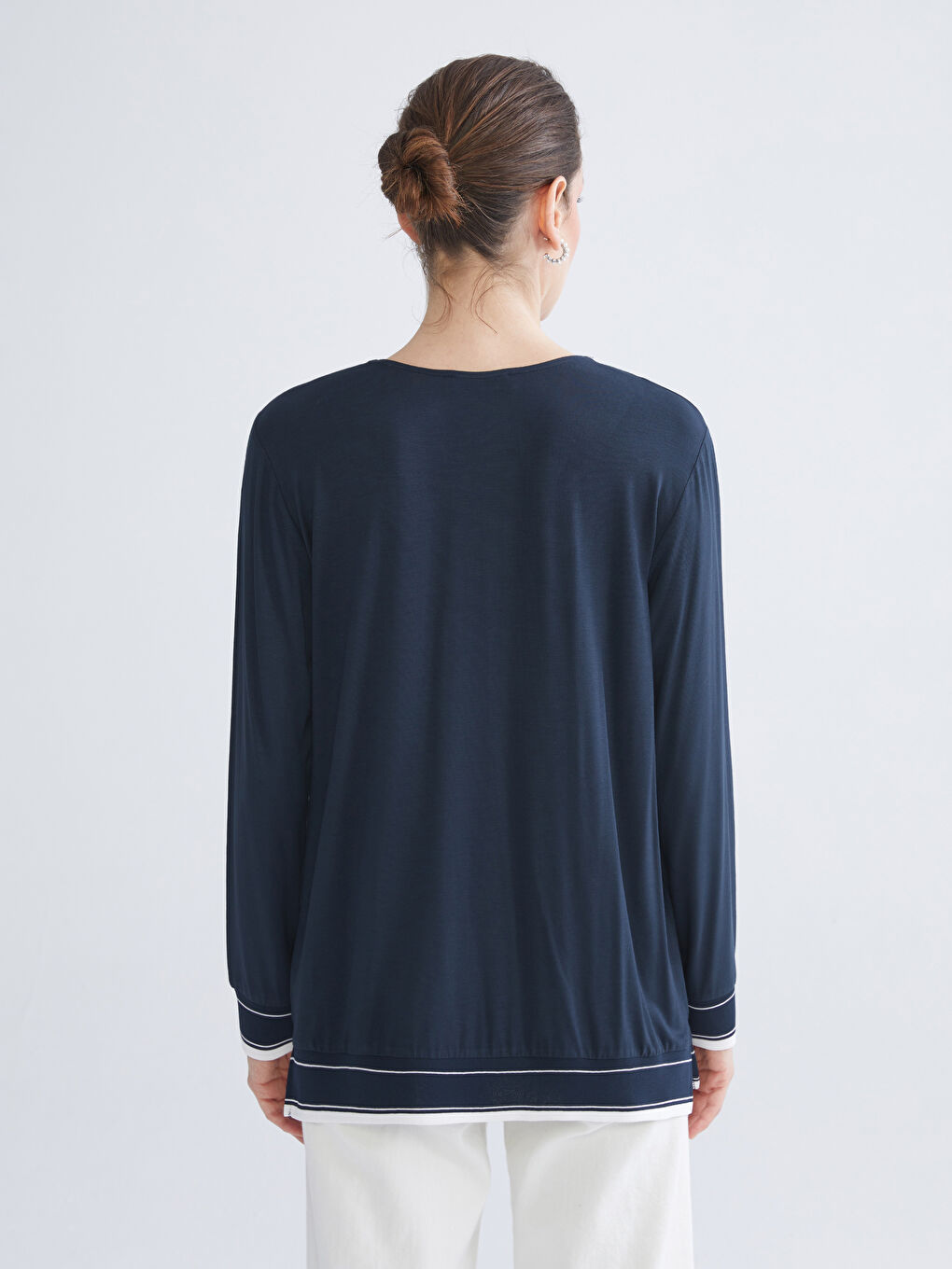 V Neck Women's T-Shirt-3