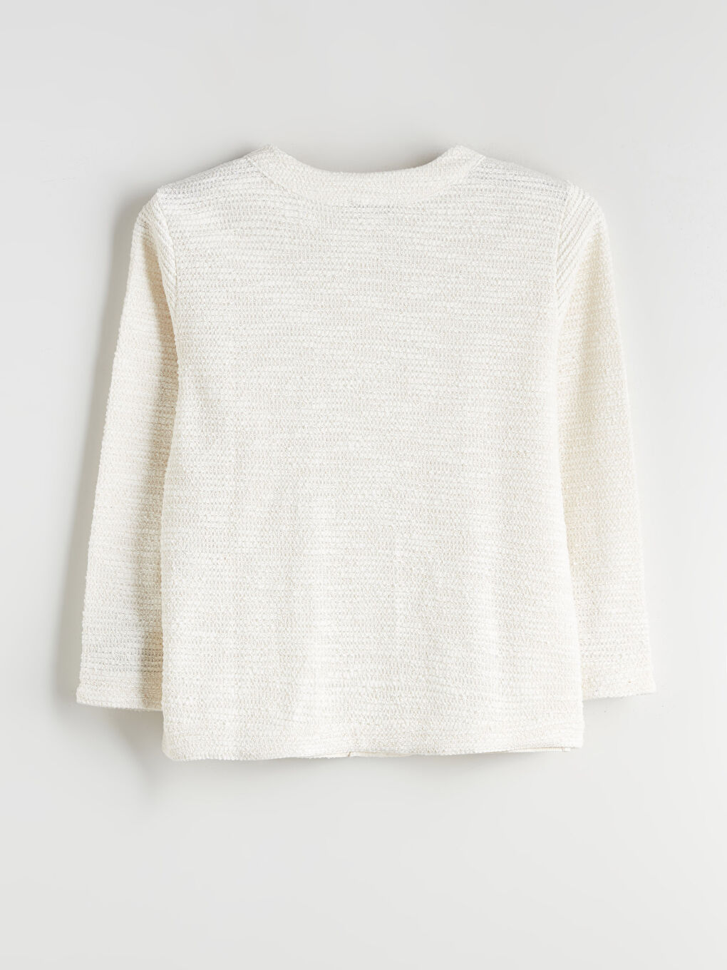 Crew Neck Women's Cardigan-5