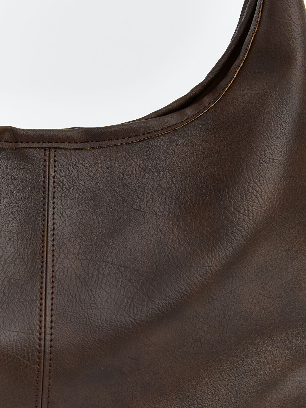 Faux Leather Women’s Shoulder Bag-2