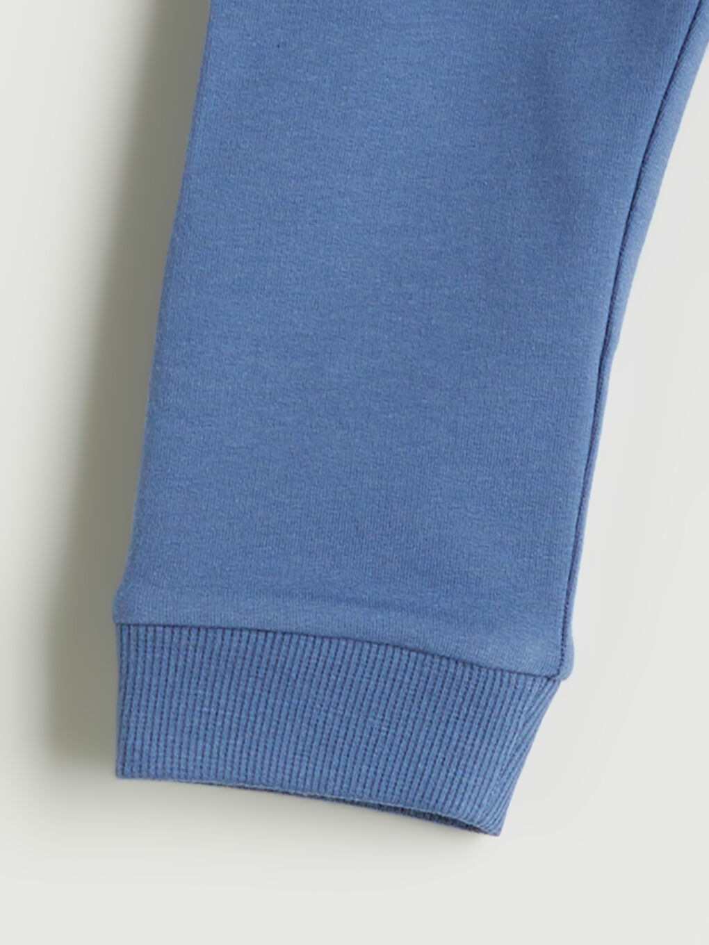 Mavi Beli Lastikli Erkek Bebek Jogger Eşofman Alt-1