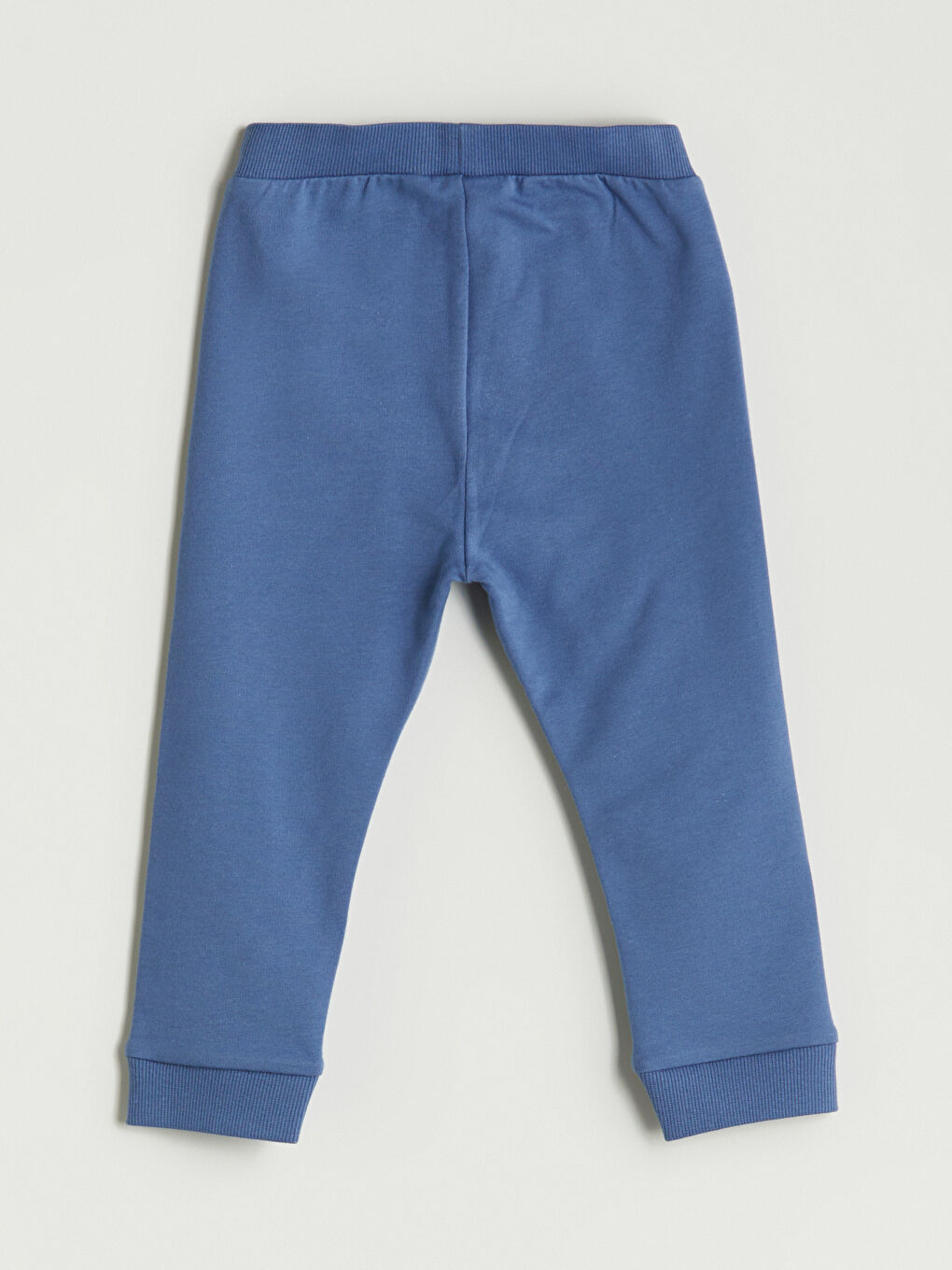Mavi Beli Lastikli Erkek Bebek Jogger Eşofman Alt-2
