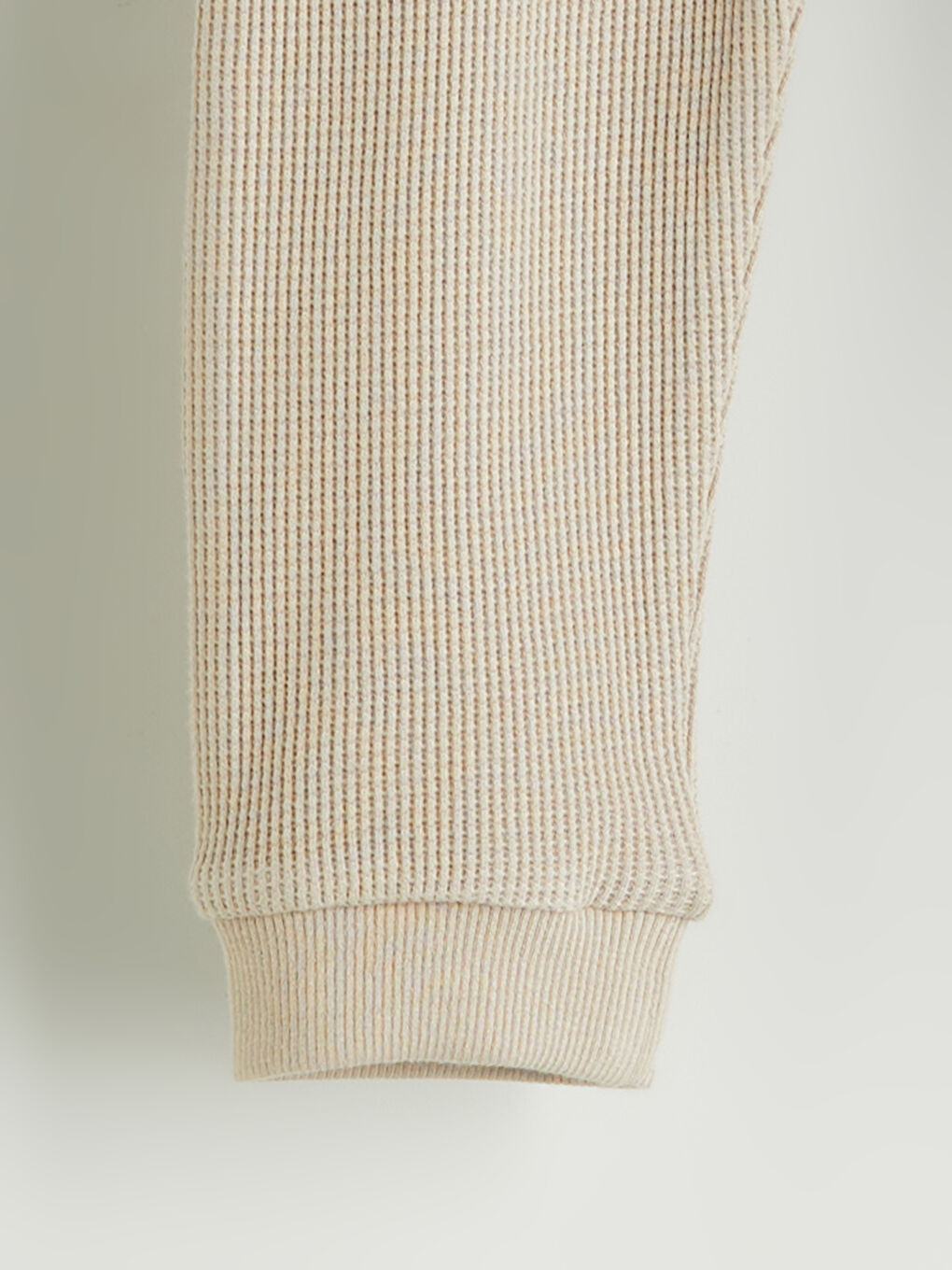 Bej Beli Lastikli Erkek Bebek Eşofman Altı-2