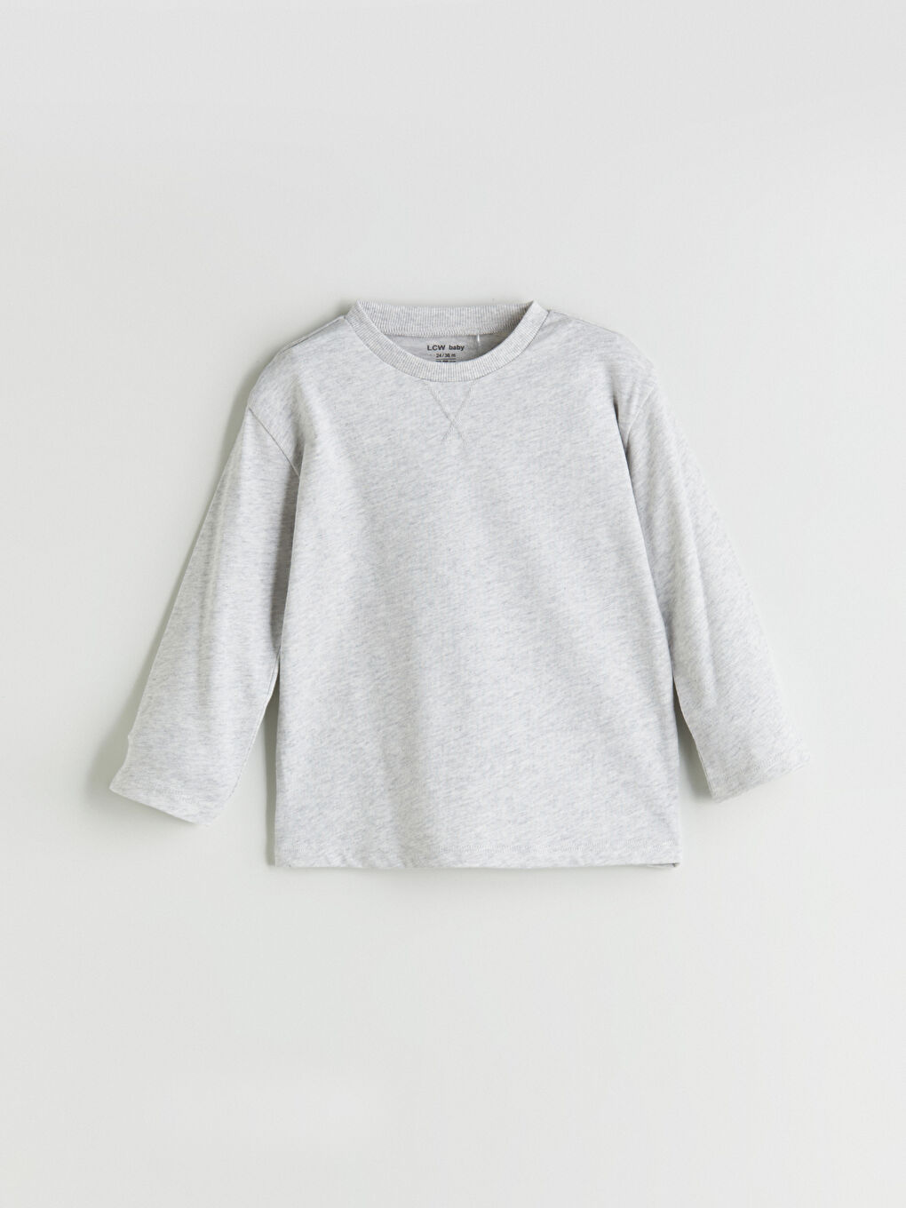 Beyaz Bisiklet Yaka Erkek Bebek Tişört