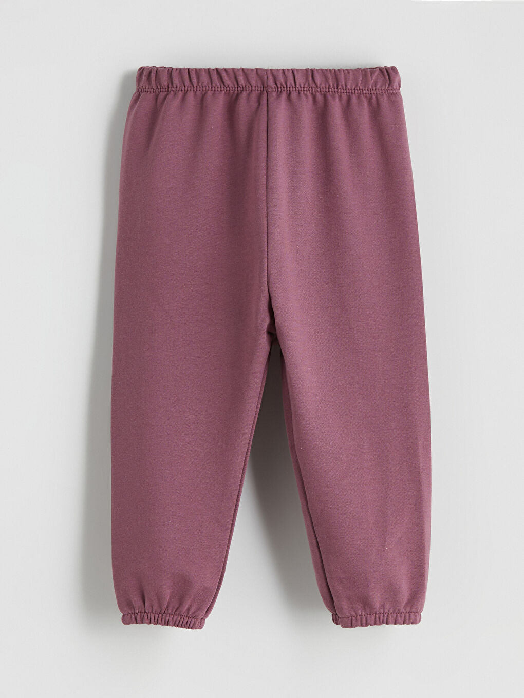 Mürdüm Beli Lastikli Kız Bebek Jogger Eşofman Altı