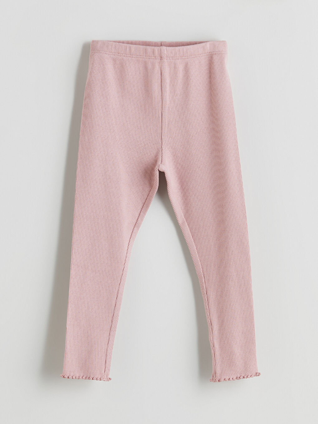 Pembe Beli Lastikli Kız Bebek Tayt-3