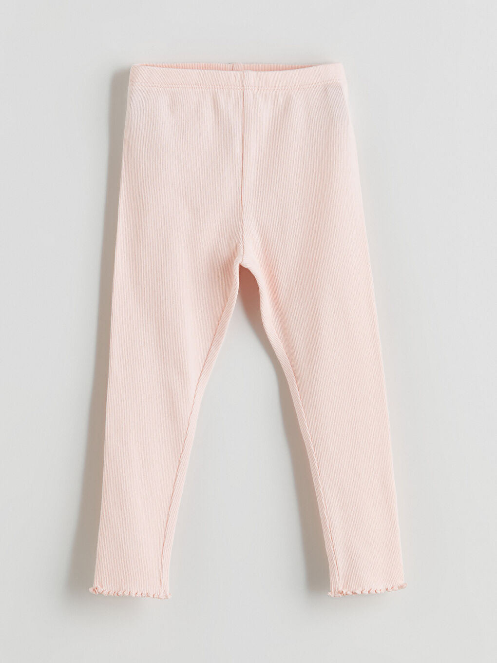 Pembe Beli Lastikli Kız Bebek Tayt-2