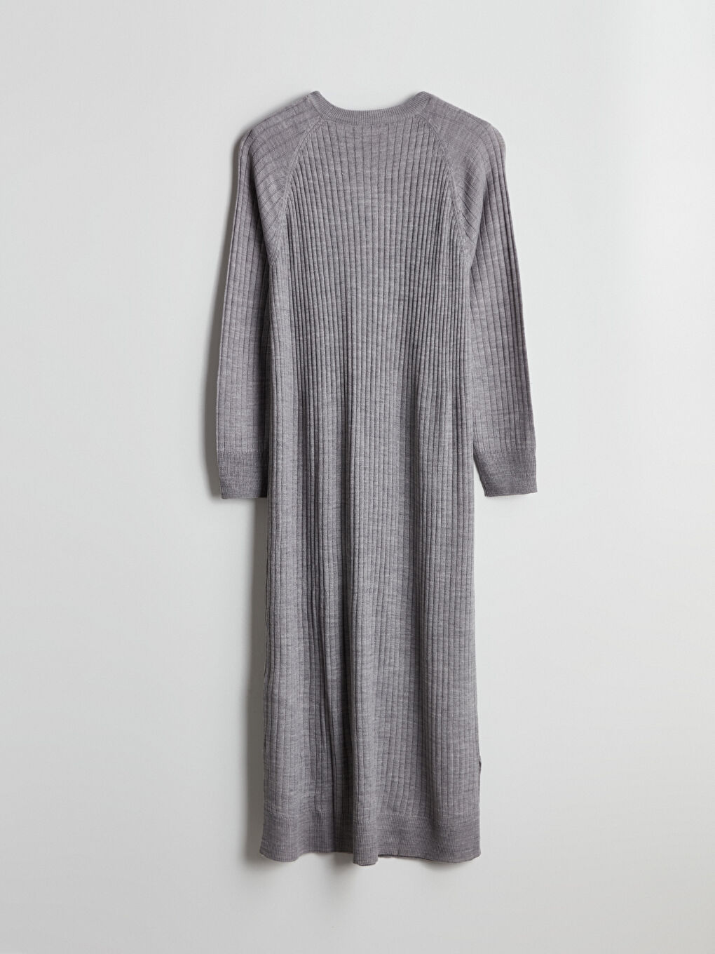 Crew Neck Knit Dress-5